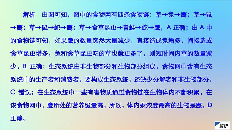 2023新教材高中生物第3章生态系统及其稳定性章末检测课件新人教版选择性必修206