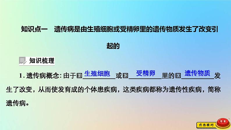 2023新教材高中生物第四章生物的变异第四节人类遗传病是可以检测和预防的课件浙科版必修2第4页