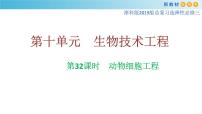 专题32 动物细胞工程-备战2023年高考生物一轮复习全考点精选课件（浙江新教材、新高考专用）