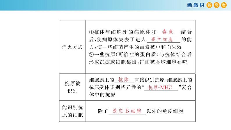 专题25 免疫调节-备战2023年高考生物一轮复习全考点精选课件（浙江新教材、新高考专用）第4页