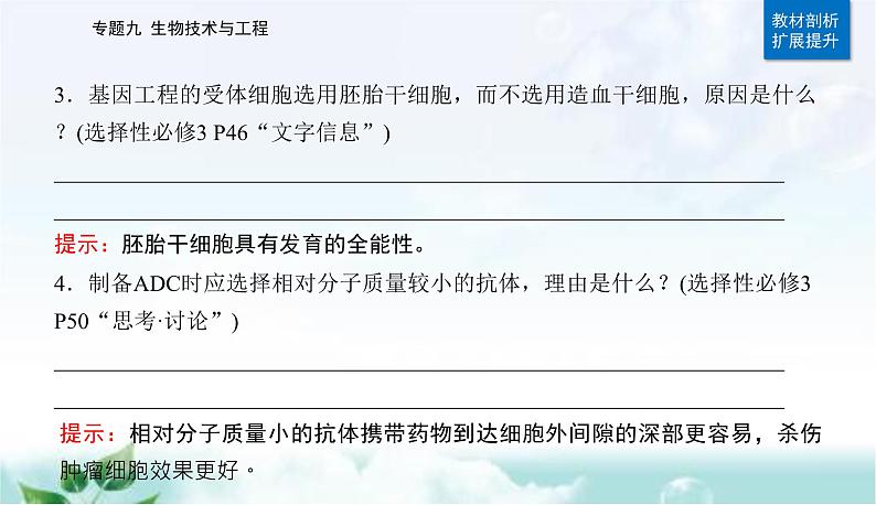 2023届高考生物二轮复习第16讲细胞工程及生物技术的安全性与伦理问题课件04