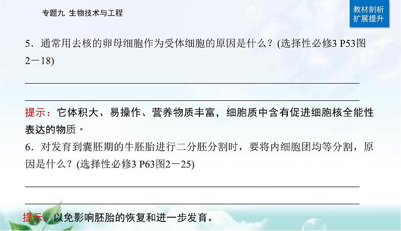 2023届高考生物二轮复习第16讲细胞工程及生物技术的安全性与伦理问题课件05