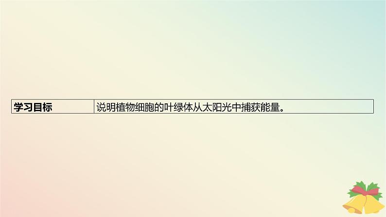 江苏专版2023_2024学年新教材高中生物第三章细胞中能量的转换和利用第二节光合作用__光能的捕获和转换第一课时解开光合作用之谜及叶绿体与光能的捕获课件苏教版必修103