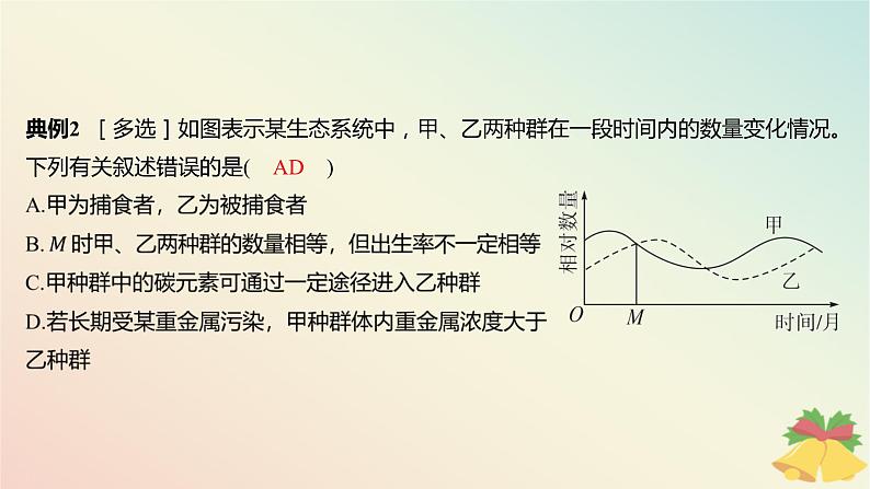 江苏专版2023_2024学年新教材高中生物第三章生态系统微专题一食物链网的构建方法及生态系统中能量流动的相关计算课件苏教版选择性必修2第6页