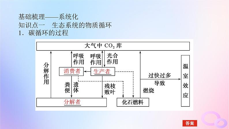 2024版新教材高考生物全程一轮总复习第十一单元生态系统与环境保护课堂互动探究案2生态系统的物质循环信息传递和稳定性课件05