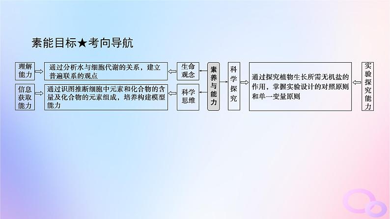 2024版新教材高考生物全程一轮总复习第一单元走近细胞及组成细胞的分子课堂互动探究案2细胞的物质组成及有机物的鉴定课件04