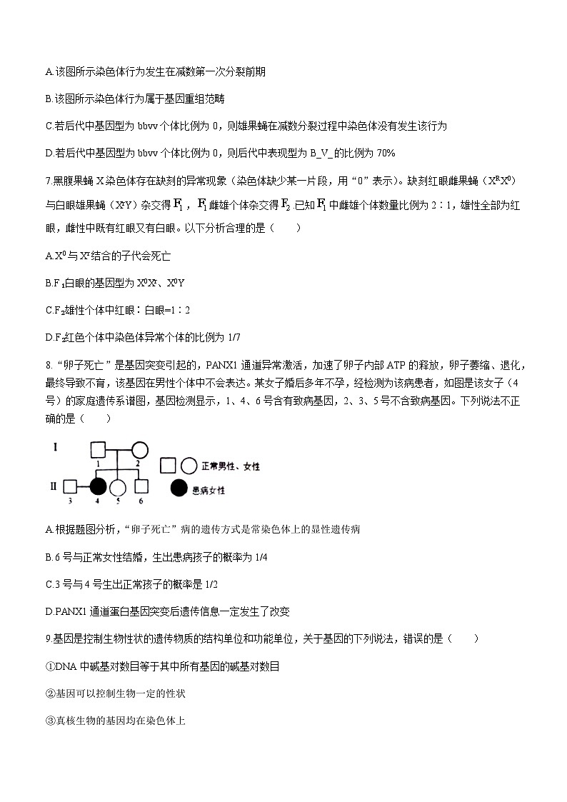 2022-2023学年辽宁省重点高中沈阳市郊联体高一下学期6月月考生物试题含答案第3页