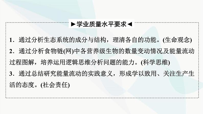 2024届高考生物一轮复习第9单元第32课生态系统的结构与能量流动课件02