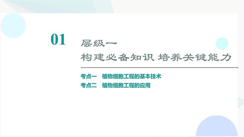 2024届高考生物一轮复习第10单元第37课植物细胞工程课件第3页