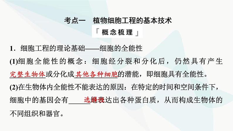 2024届高考生物一轮复习第10单元第37课植物细胞工程课件第4页