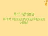 江苏专版2023_2024学年新教材高中生物第4章免疫调节第2节特异性免疫第2课时细胞免疫及体液免疫和细胞免疫的协调配合课件新人教版选择性必修1
