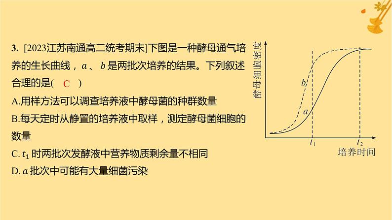 江苏专版2023_2024学年新教材高中生物第1章种群及其动态第2节种群数量的变化分层作业课件新人教版选择性必修2第5页