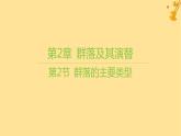 江苏专版2023_2024学年新教材高中生物第2章群落及其演替第2节群落的主要类型课件新人教版选择性必修2