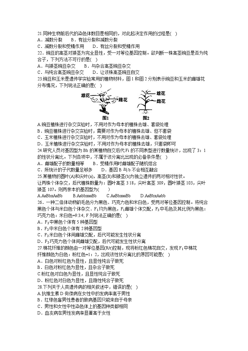 黑龙江哈尔滨第三中学2023-2024学年高三上学期第二次验收考试生物试题（含答案）第3页