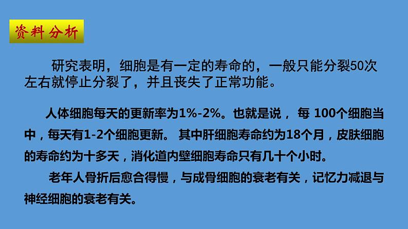 2024届高考生物复习专题课件★★细胞的衰老和凋亡PPT第4页