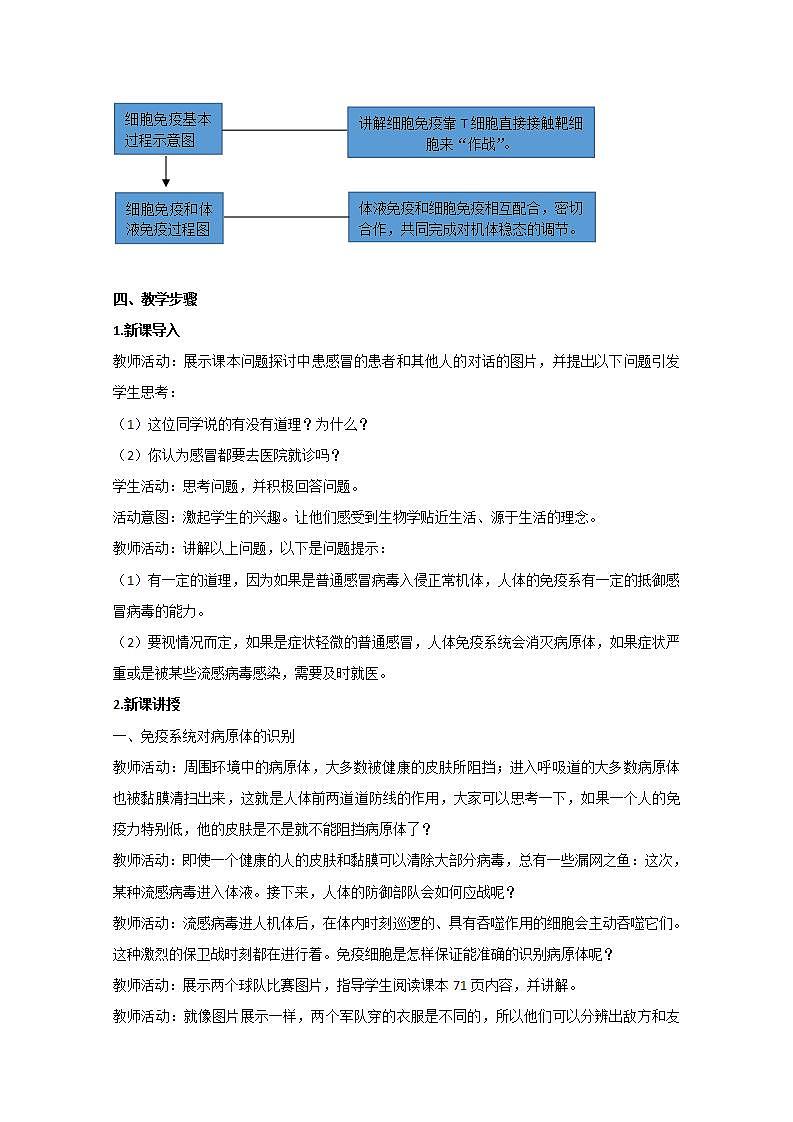 高中生物人教版（2019）选择性必修一教案：4.2特异性免疫02