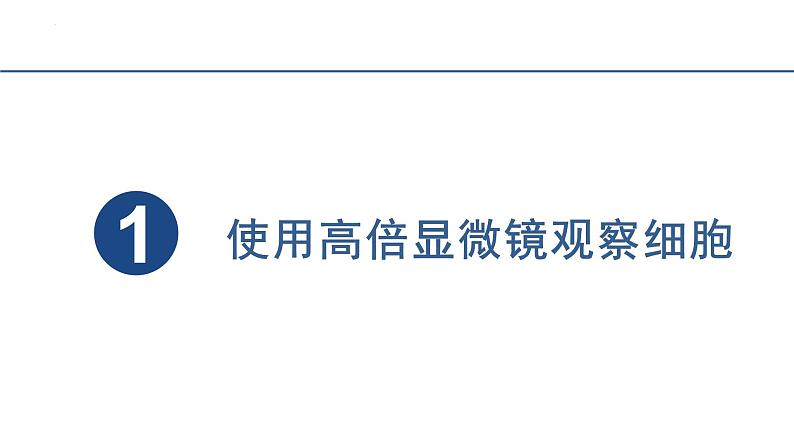 1.2细胞的多样性和统一性第1课时课件2023-2024学年高一上学期生物人教版必修第5页