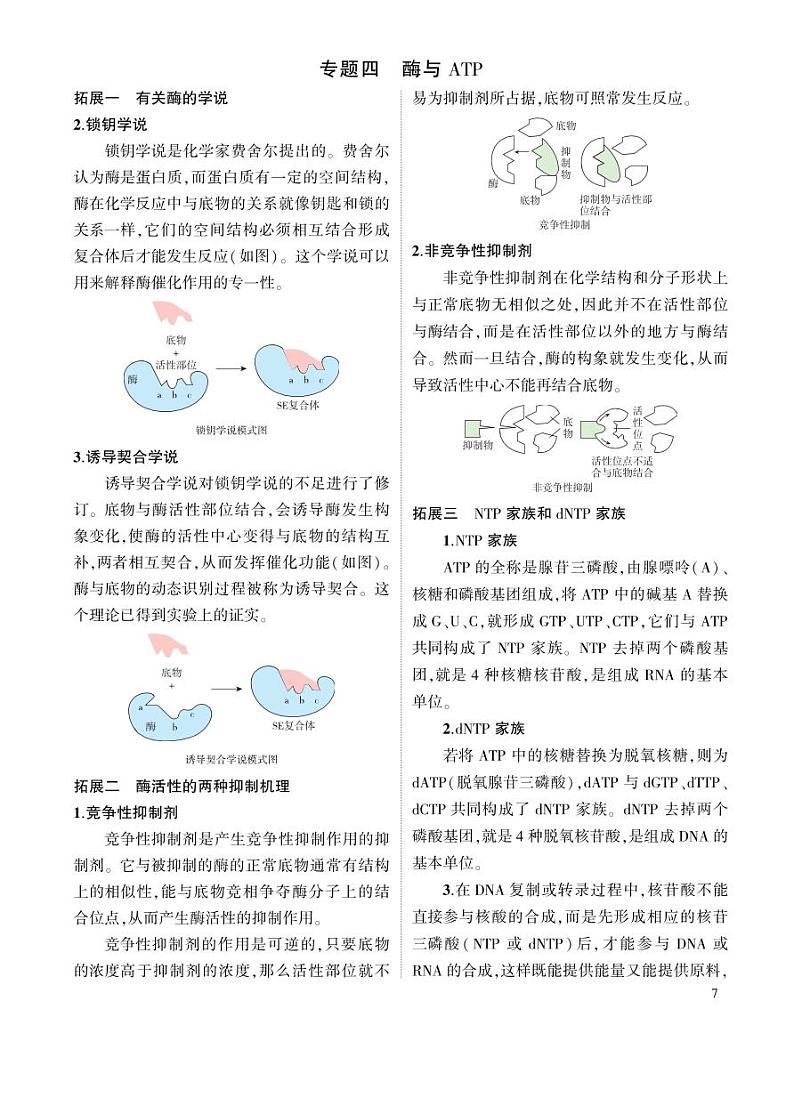1_专题四 酶与ATP拓展一第1页