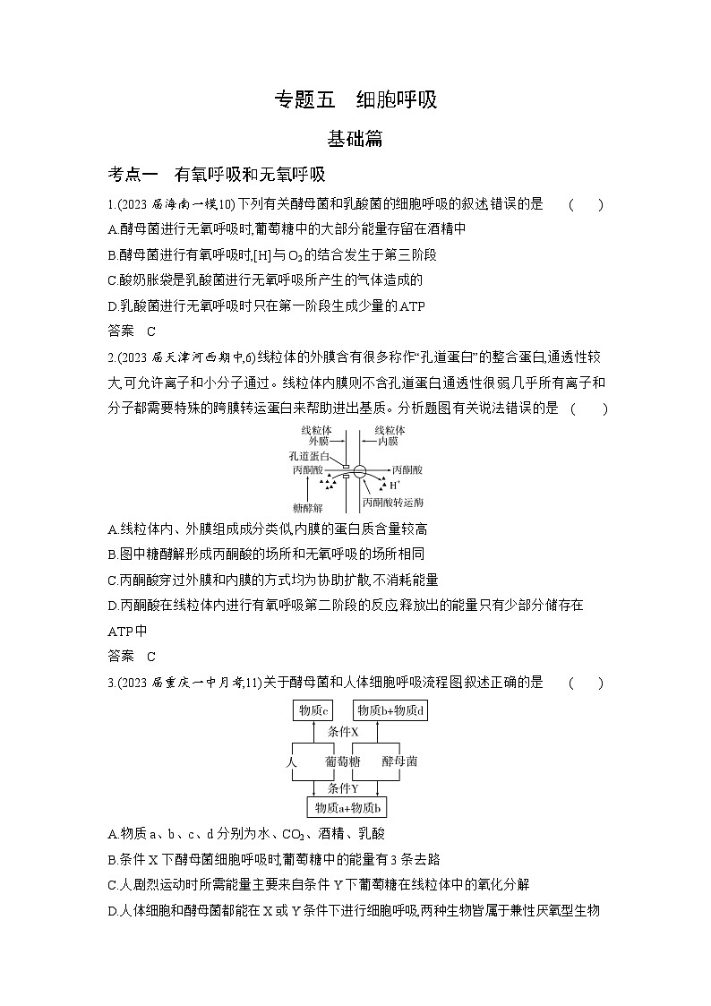 5_专题五细胞呼吸01