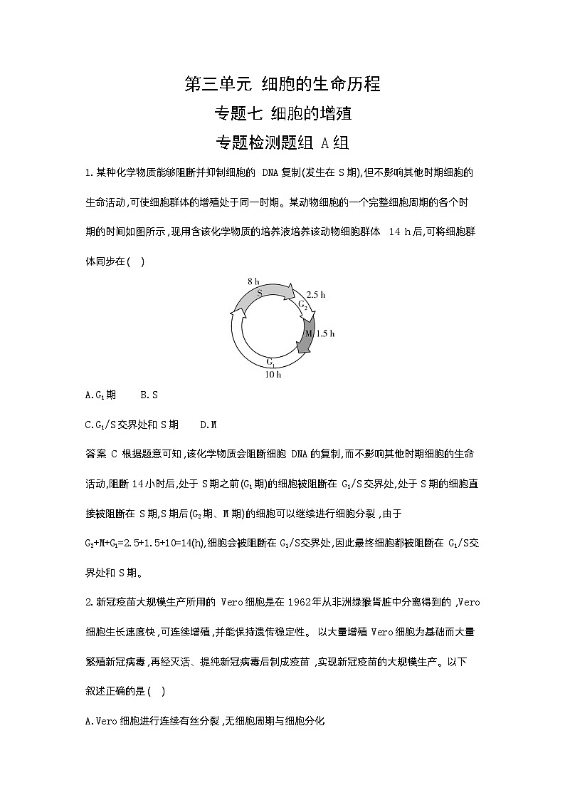 7_专题七细胞的增殖01