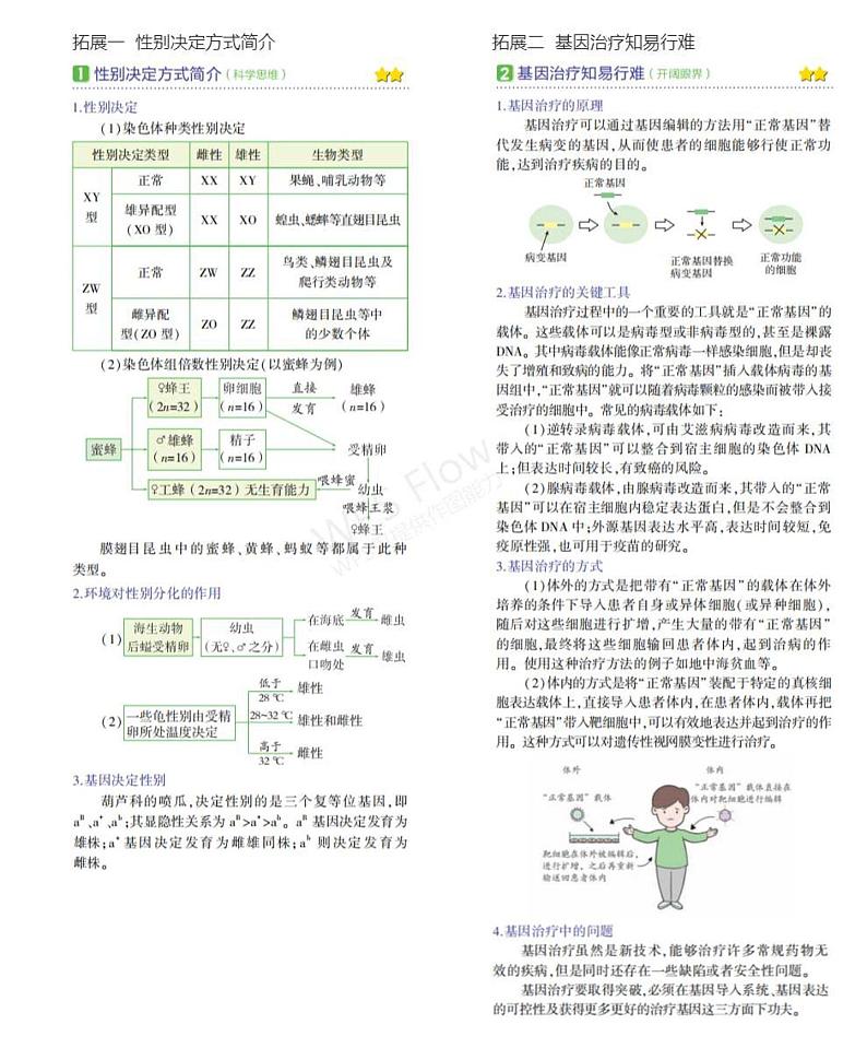1_专题十三 伴性遗传和人类遗传病 拓展第1页