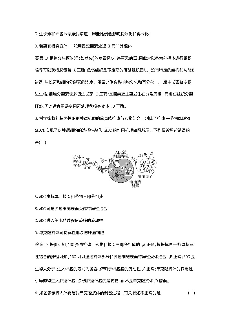 1_26-专题二十六  细胞工程与胚胎工程第2页