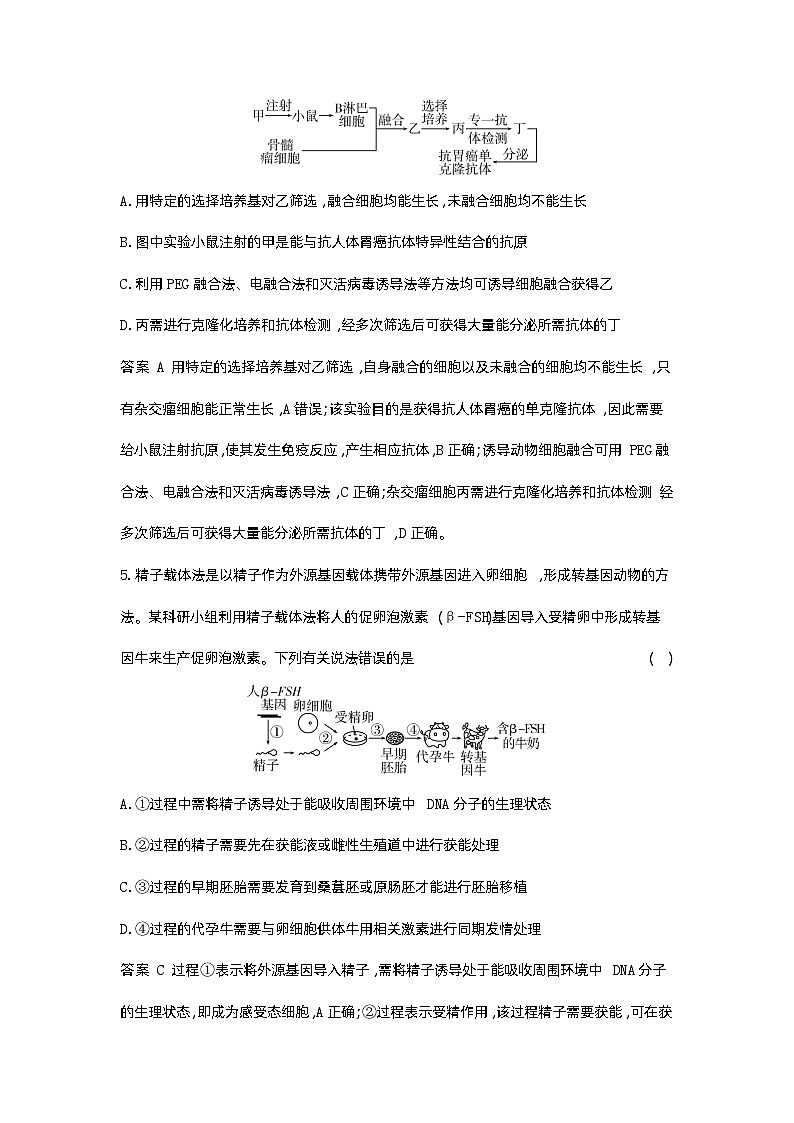 1_26-专题二十六  细胞工程与胚胎工程第3页