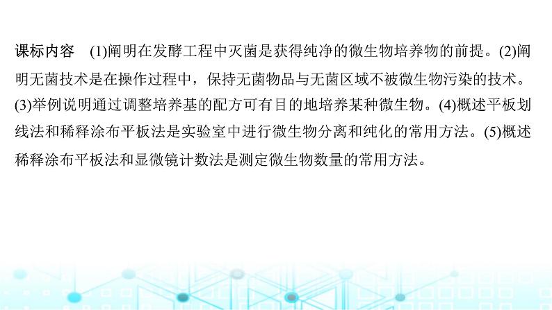 2024届苏教版高中生物一轮复习微生物的培养技术及应用课件第2页