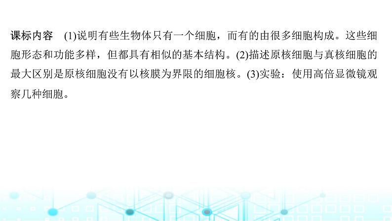 2024届苏教版高中生物一轮复习借助显微镜走近细胞课件第2页