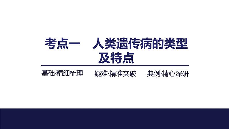 2024届苏教版高中生物一轮复习人类遗传病课件第4页