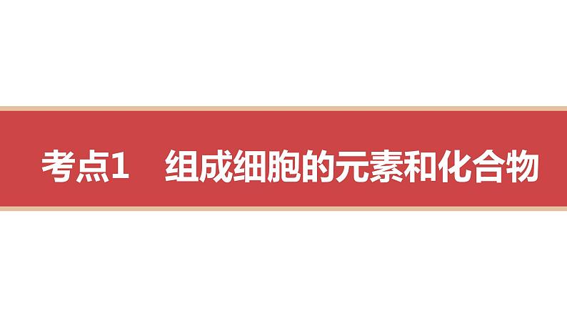 人教版高中生物必修一细胞中无机物、糖类和脂质课件03