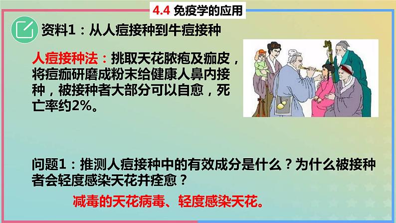 2023_2024学年同步备课精选高中生物4.4免疫学的应用课件新人教版选择性必修107