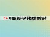 2023_2024学年同步备课精选高中生物5.4环境因素参与调节植物的生命活动课件新人教版选择性必修1