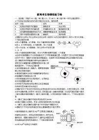 新高考生物模拟练习卷12（含答案）