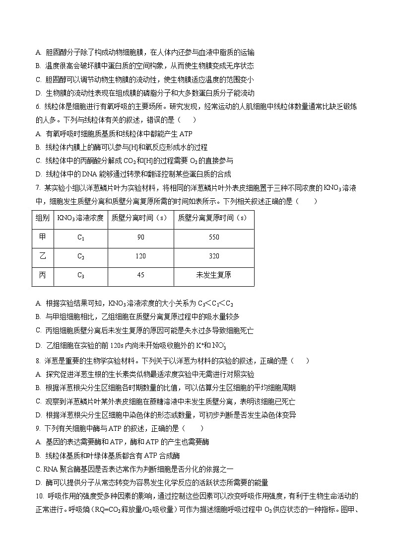 新高考生物模拟练习卷19（含答案）第2页