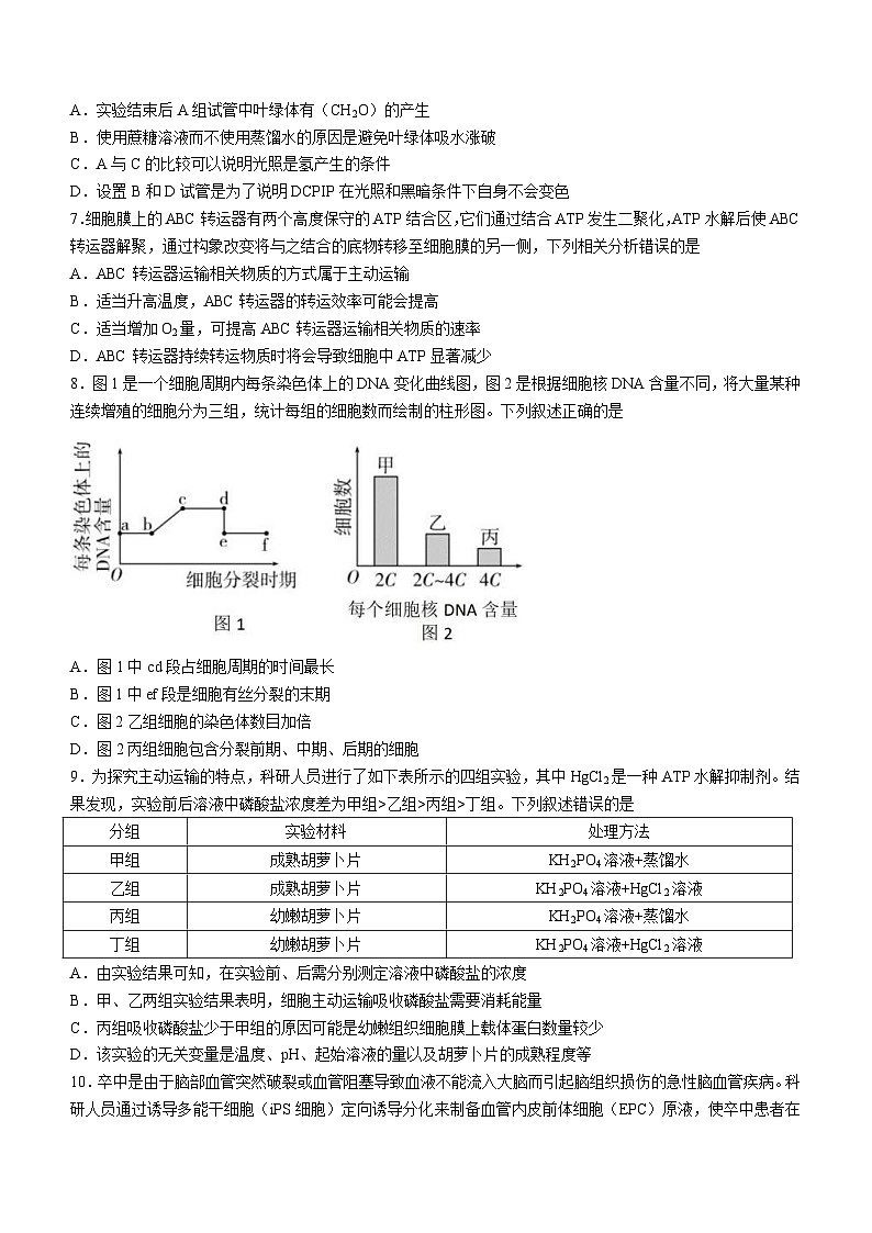 新高考生物模拟练习卷23（含答案）第2页