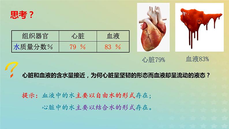 新教材2023年秋高中生物2.2细胞中的无机物课件新人教版必修1第7页