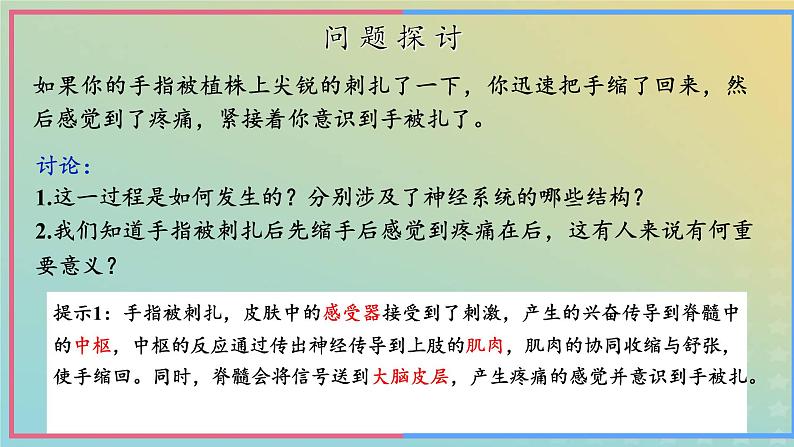 新教材2023年秋高中生物2.2神经调节的基本方式课件新人教版选择性必修103