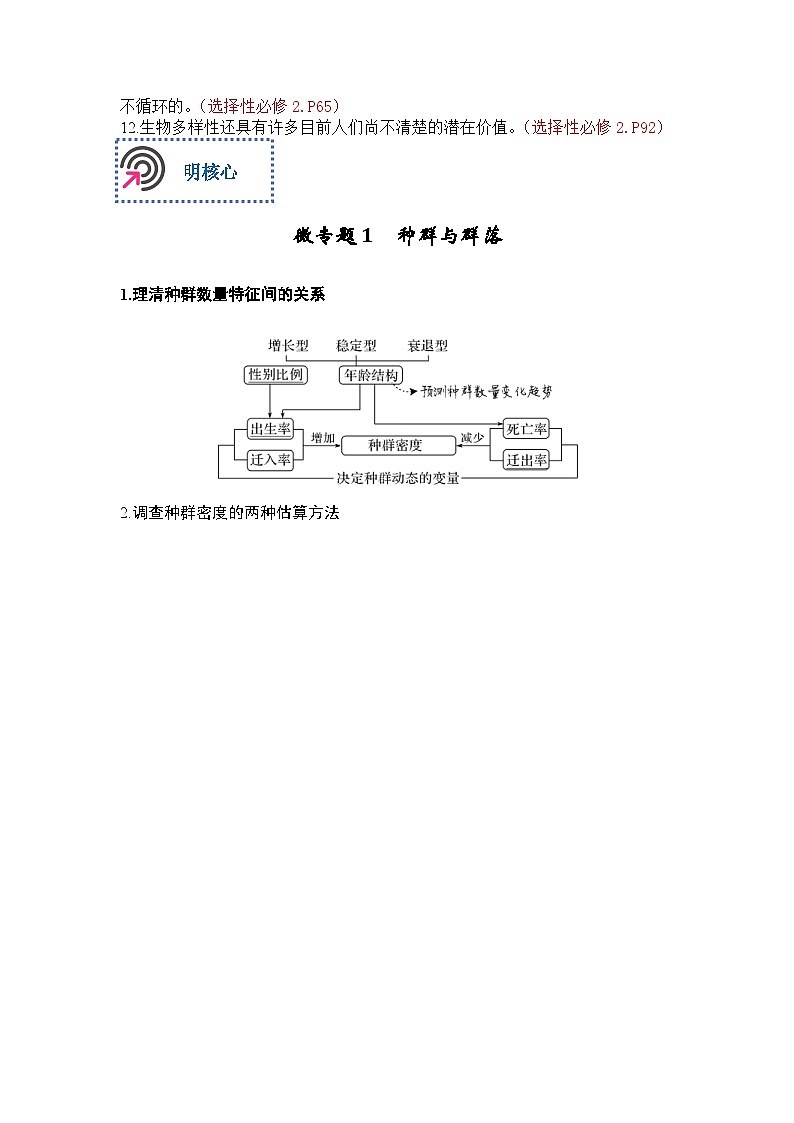 新高考生物二轮复习综合提升训练专题七 生物与环境（含解析）第3页