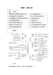 新高考生物二轮复习综合提升训练专题十 生物工程(含解析）