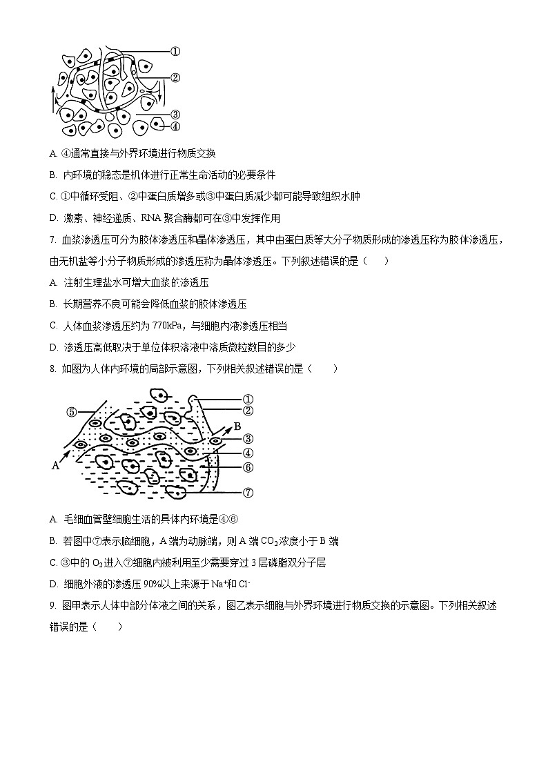 2024省哈尔滨三中高二上学期第二次验收考试生物含解析第2页