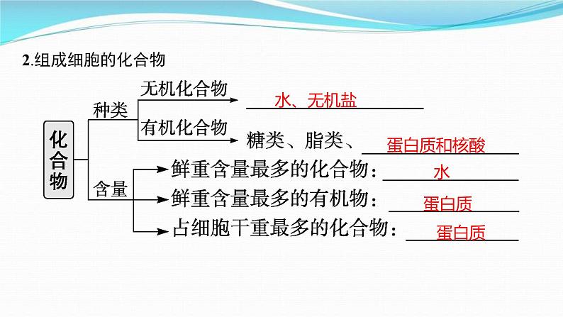 新高考生物一轮复习讲练课件：第2讲　细胞中的无机物、糖类和脂质（含解析）04