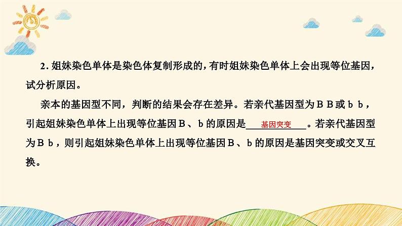 新高考生物二轮重点讲练课件：科学思维之微专题1细胞分裂与遗传变异（含解析）08