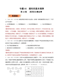 新高考生物一轮复习小题过关训练第13练 基因的分离定律（含解析）