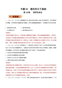 新高考生物一轮复习小题过关训练第18练 基因的表达（含解析）