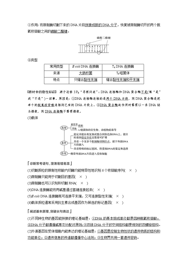 新高考生物一轮复习精品学案 第10单元 第33讲　基因工程（含解析）第2页