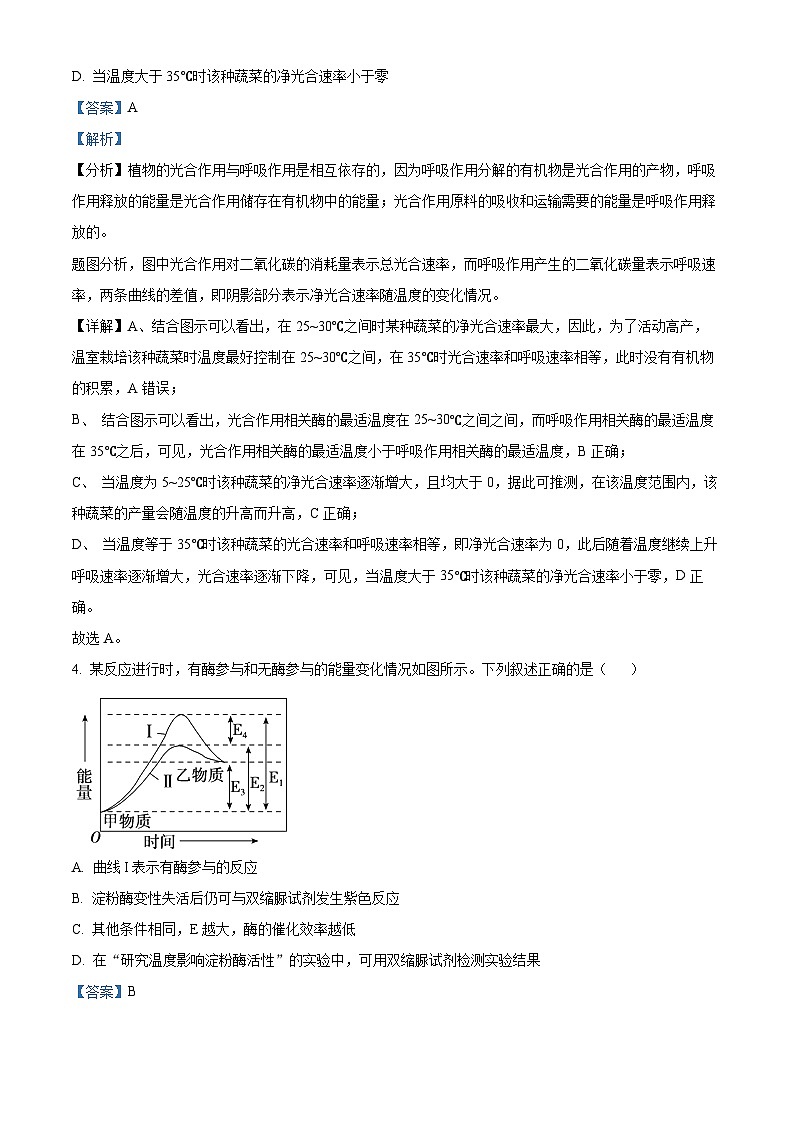 河北省石家庄市第二中学2022-2023学年高三生物上学期11月期中试题（Word版附解析）第3页