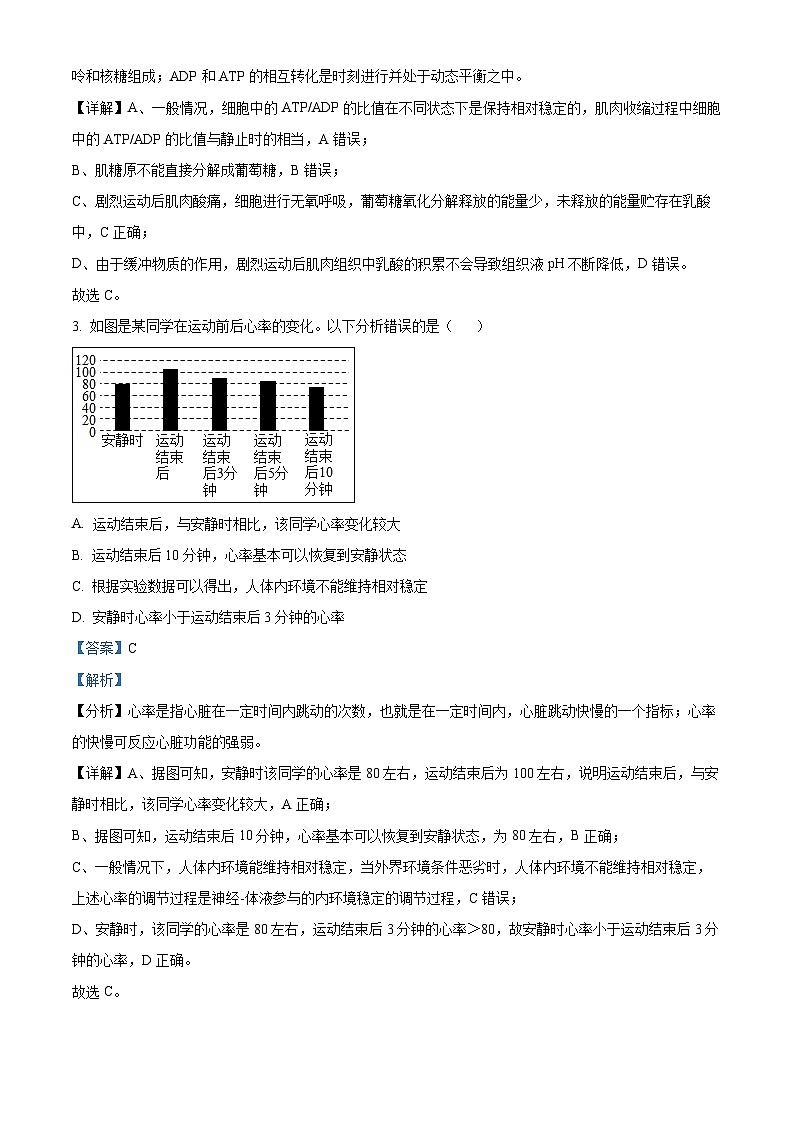 四川省达州市万源中学2023-2024学年高二生物上学期10月月考试题（Word版附解析）第2页