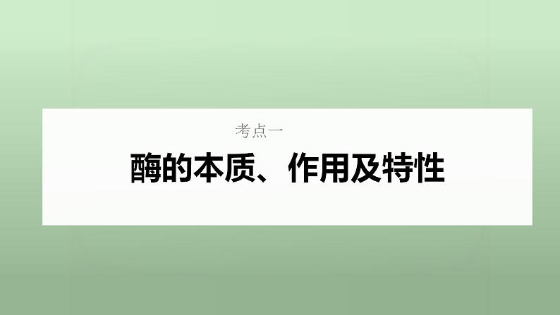 新高考生物一轮复习核心考点练习课件第09讲 酶（含解析）第5页