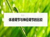 新高考生物一轮复习核心考点练习课件第38讲 体液调节与神经调节的关系（含解析）